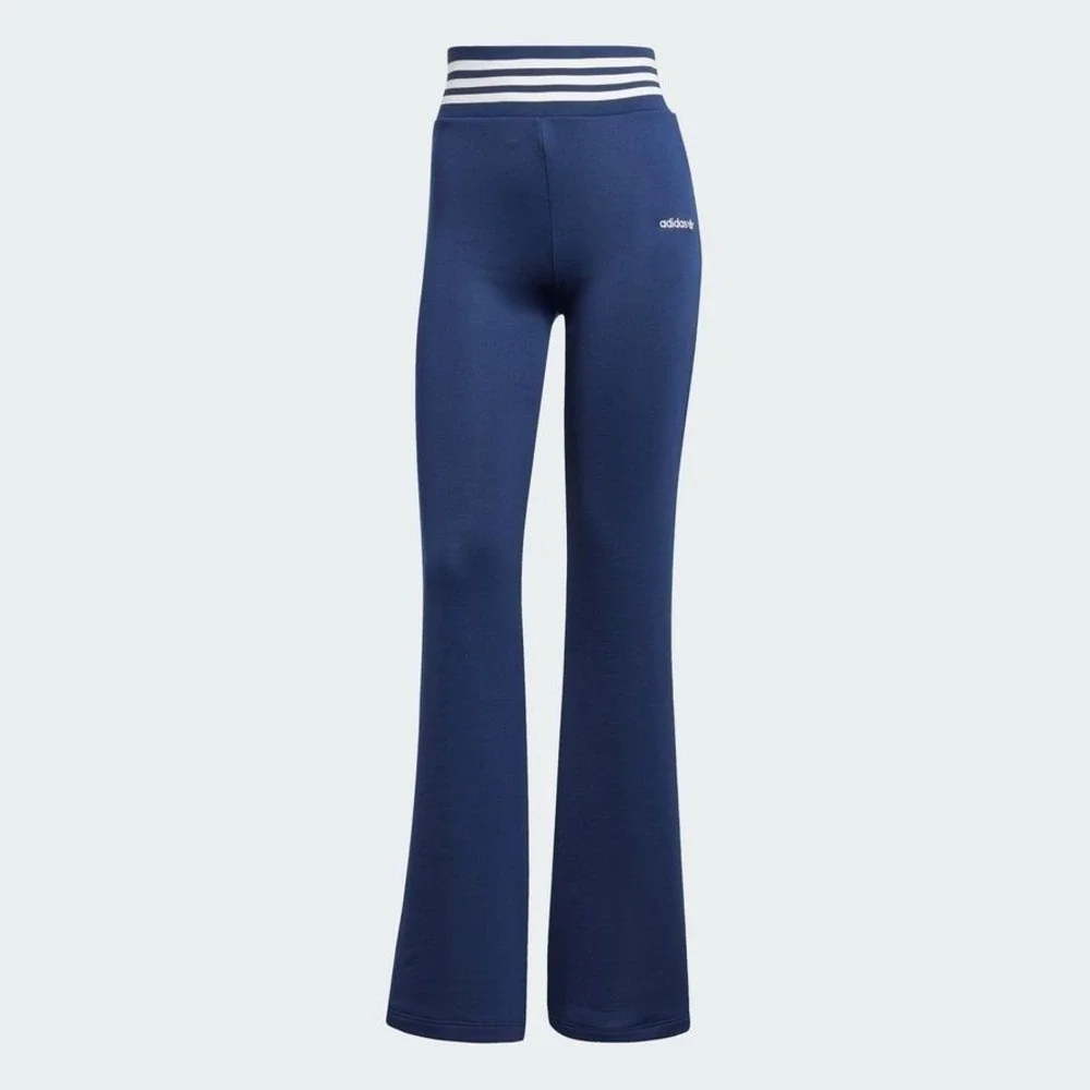 Adidas Originals Women's Fleece Sweatsuit 1/4-zip Shirt & Flared Pants Lg NWT - Picture 4 of 11